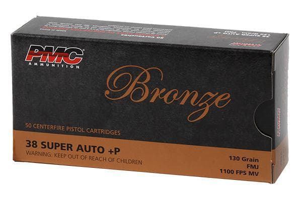 PMC Bronze 38 SUPER 130GR BRO FMJ 50RD