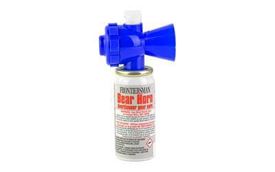 Sabre, Alarm, Frontiersman Bear Horn w/ On/Off Locking Top to Prevent Accidental Deployment, Blue