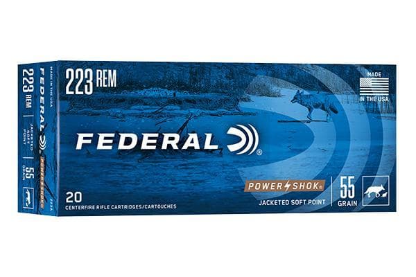 Federal 223 Remington 55gr Soft Point 20/Box