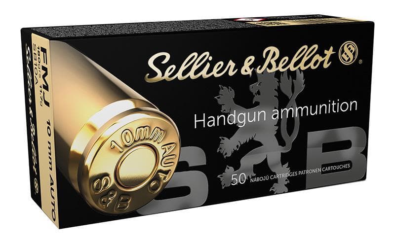 Sellier & Bellot, 10mm Auto, 180 Grain, FMJ, 50/Box