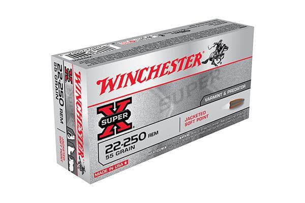WINCHESTER SUPER-X 22-250 55GR PSP 20/10