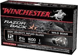 Winchester Razorback 12 Gauge 2.75″ 1oz. Slug 5 Rounds
