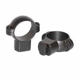 Leupold 2-Piece STD Windage Adjustable Steel Rings 1″, Super High, Matte