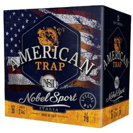 Nobel Sport Target Trap 20 gauge 2 3/4″ 7/8 Oz. #7-1/2 Shot 1210 fps