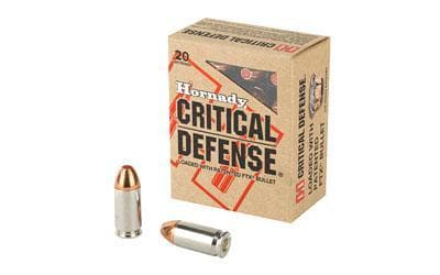 HORNADY CRITICAL DEFENSE 45 AUTO 185GR FTX