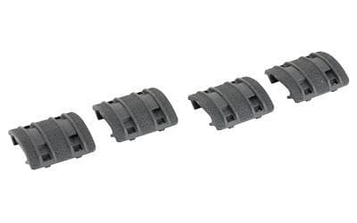 Magpul Industries, XTM Enhanced Rail Panel, Fits Picatinny Rail, 4 Two Piece Panels, Polymer Construction, Gray