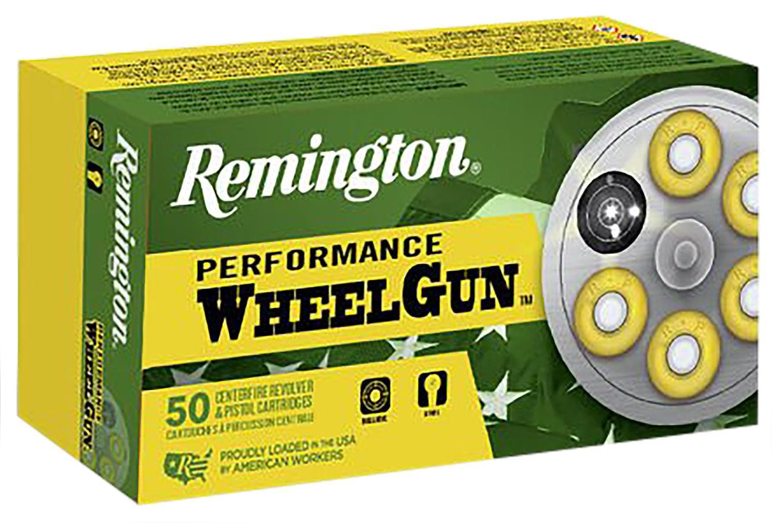 Remington Performance Wheel Gun 357Mag 158gr Lead Semi Wadcutter 50 Per Box