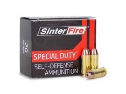 Sinterfire SPECIAL DUTY PISTOL AMMO 10MM 125 GR. HP 20 RD