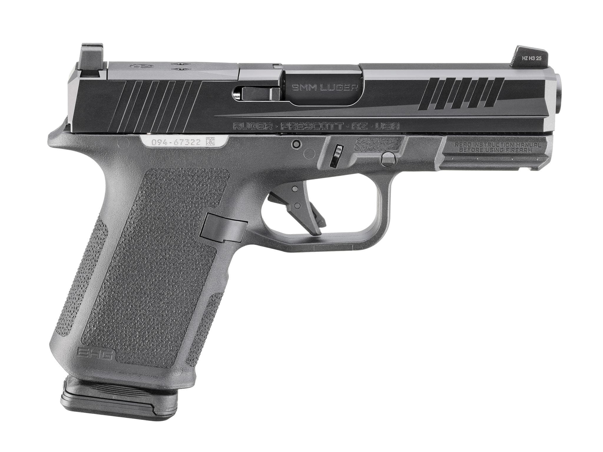 Ruger RXM 9MM BLK/BLK 15+1 4″ AS