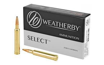 Weatherby, Select Ammunition, 300 Weatherby, 180 Grain, Interlock, 20 Round Box WARNING