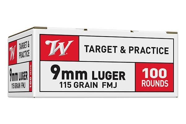 Winchester 9MM 115GR USA FMJ 100RD