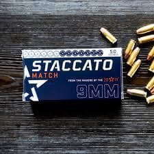 Staccato LHA 9mm 136 OTM Staccato Headstamp Match