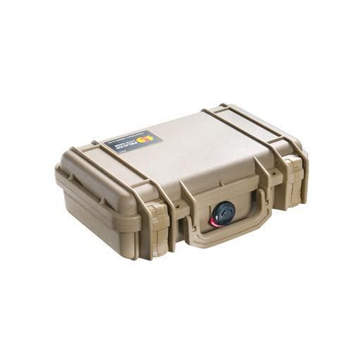 Pelican, 1170 Protector Case, Tan, Hard Case, Interior 10.54″x6.04″x3.16″, Watertight, Crushproof, Dustproof