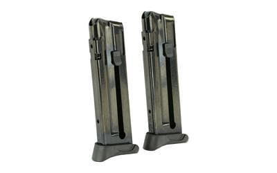 Ruger, Magazine, 22LR, 10 Rounds, Fits Ruger SR22, with Finger Rest, 2 Pack, Steel, Blued Finis