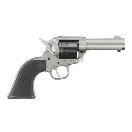 Ruger Wrangler Revolver .22 LR 6rd Capacity 3.75″ Barrel Silver Cerakote Aluminum Alloy