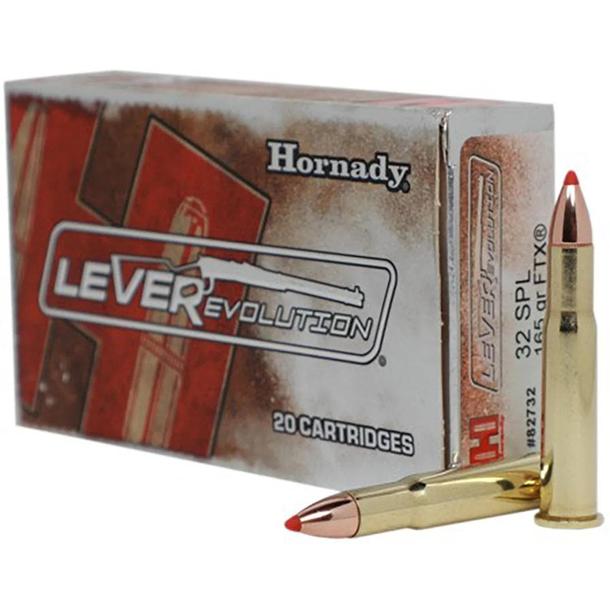 Hornady LEVERevolution 32 Winchester Spc 165gr FTX Polymer
