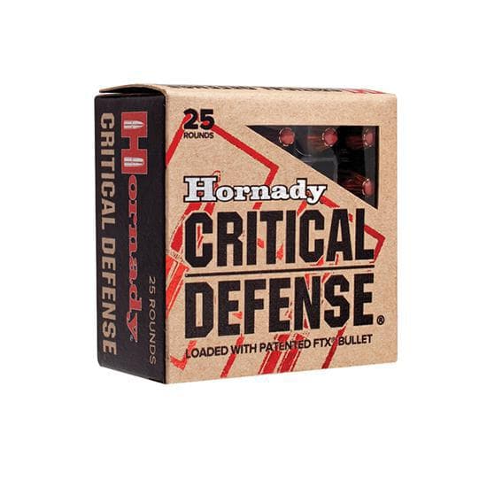 Hornady CRITICAL DEFENSE 38SPL +P 110GR FTX 25/10