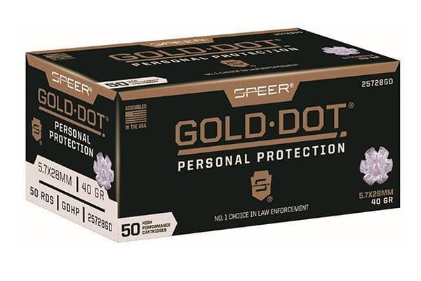 Speer 5.7X28MM 40GR GOLD HP 50RD