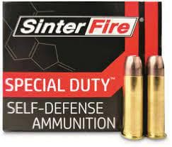 Sinterfire SPECIAL DUTY PISTOL AMMO 38 SPCL. 110 GR. HP 20 RD