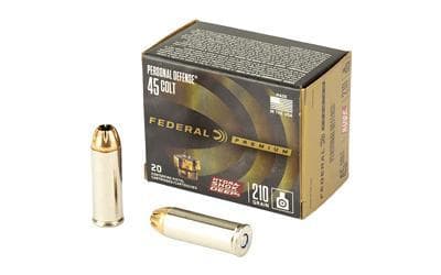 Federal, Hydra-Shok Deep, 45 Colt, 210 Grain, Jacketed Hollow Point, 20 Round Box