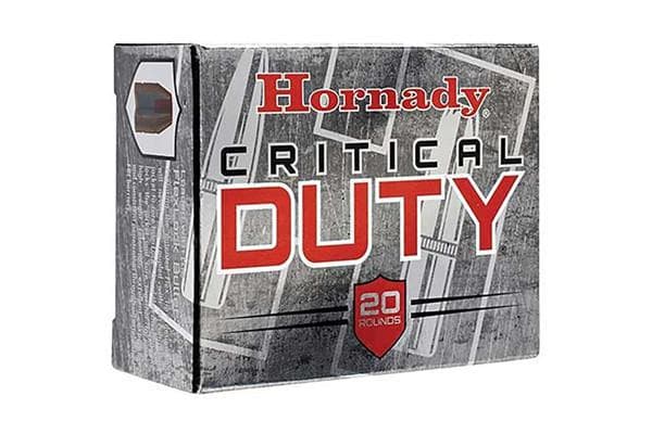 HORNADY CRITICAL DUTY HANDGUN AMMO 10MM 175 GR. FLEXLOCK 25 RD