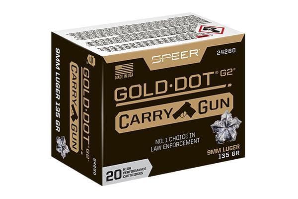 Speer Gold Dot G2 9MM 135GR
