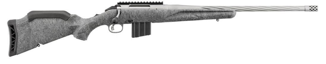 Ruger AMERICAN GEN2 350LEG GRAY 20″ GRAY SPLATTER STOCK