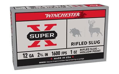 Winchester Ammunition, Super-X, 12 Gauge, 2.75″, 1oz., Slug