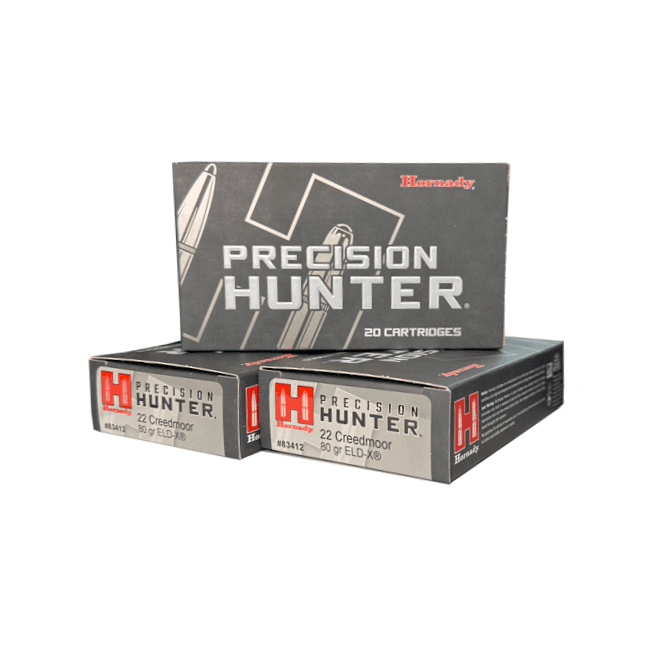 Hornady 22 Creedmoor 80 GR ELD-X
