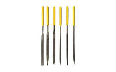 Otis Technology, Pro Plus Gunsmithing File Set, 6 Piece, Yellow Grip