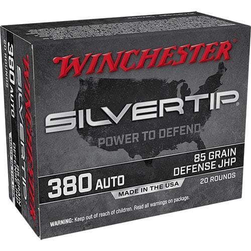 Winchester Silvertip 380 Auto 85 Grain Hollow Point