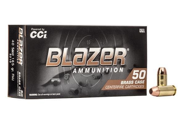 CCI 40SW 165GR BLZBRSS FMJ 50R
