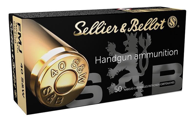 Sellier & Bellot, .40 S&W, 180 Grain, FMJ, 50/Box