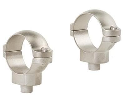 Leupold 2-Piece Quick Release (QR) Scope Rings – 1″ Medium, Silver