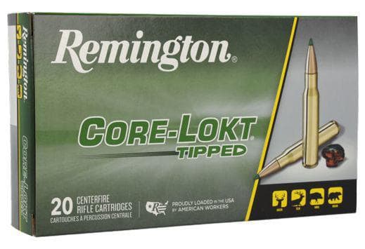 REMINGTON 30-06 SPRFLD 150GR 20RD 10BX/CS CORE-LOKT TIPPED