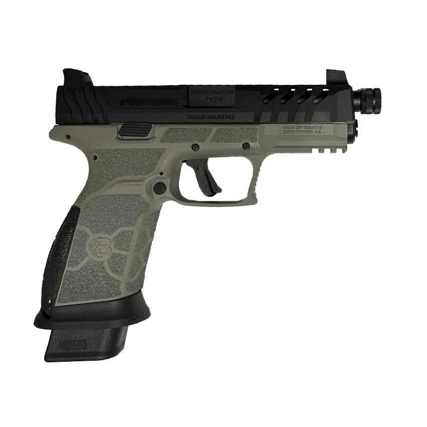 BRG9 Tactical Optic-Ready Threaded 9mm Pistol Graphite Black – Bullshark