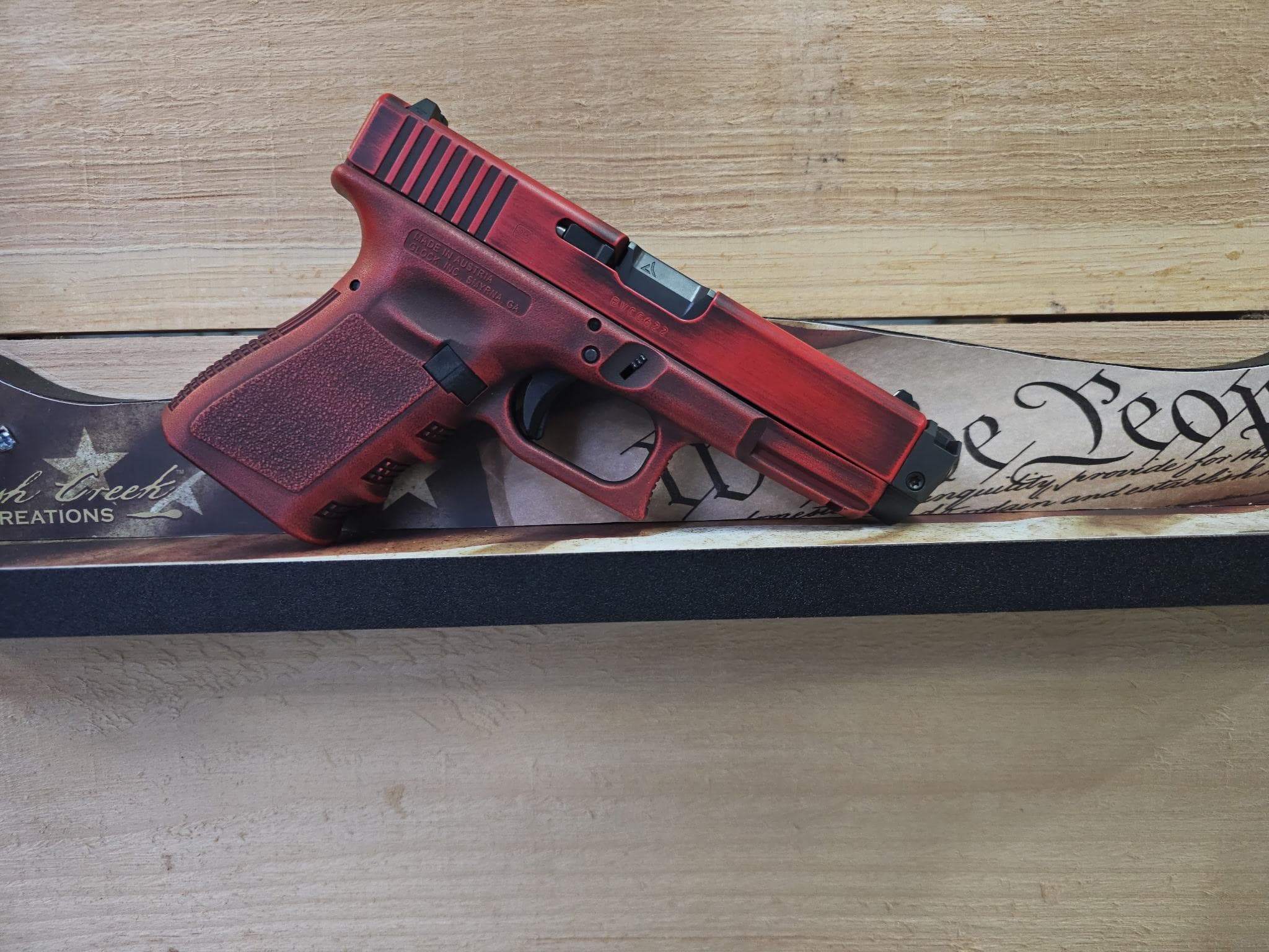 Glock 19 Custom Red 9mm