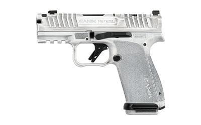CANIK, METE MC9 Prime, 9MM,Compensated Slide, Night Sights, OR, Distressed White Finish